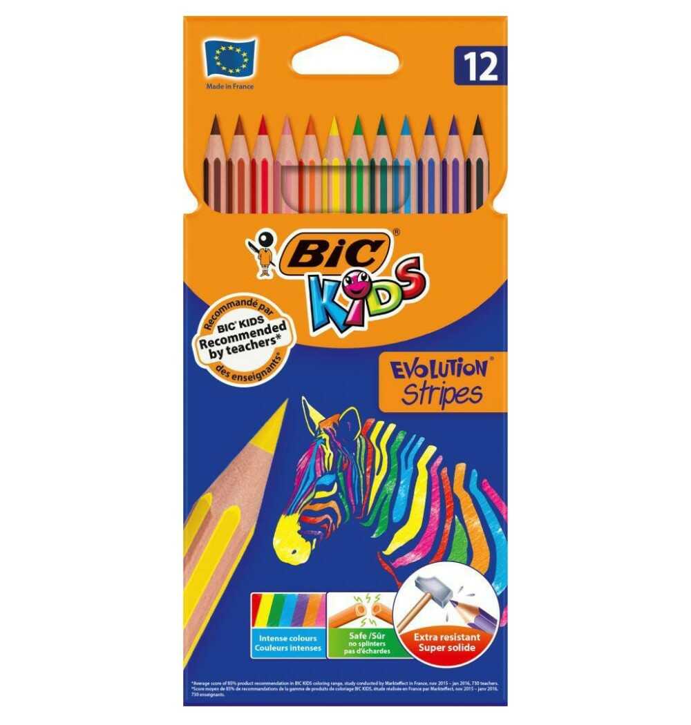 עפרונות צבעוניים Bic סט 12